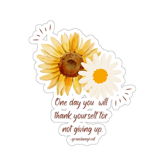 Don't give up - Kiss-Cut Stickers